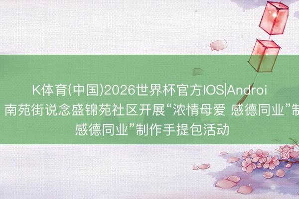 K体育(中国)2026世界杯官方IOS|Android手机app下载 南苑街说念盛锦苑社区开展“浓情母爱 感德同业”制作手提包活动