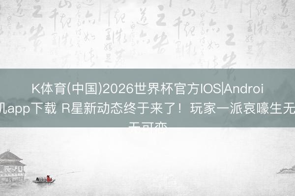 K体育(中国)2026世界杯官方IOS|Android手机app下载 R星新动态终于来了！玩家一派哀嚎生无可恋